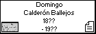 Domingo Calderón Ballejos