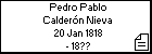 Pedro Pablo Calderón Nieva