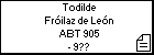Todilde Fróilaz de León