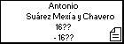 Antonio Suárez Mexía y Chavero