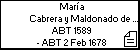 María Cabrera y Maldonado de Torres