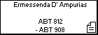 Ermessenda D' Ampurias 