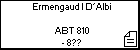 Ermengaud I D´Albi