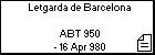 Letgarda de Barcelona 