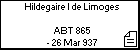 Hildegaire I de Limoges 
