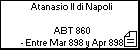 Atanasio II di Napoli 