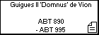 Guigues II 'Domnus' de Vion
