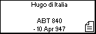 Hugo di Italia