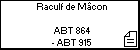 Raculf de Mâcon