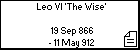 Leo VI 'The Wise' 