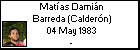 Matías Damián Barreda (Calderón)