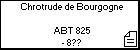 Chrotrude de Bourgogne