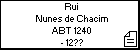 Rui Nunes de Chacim
