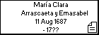 María Clara Arrascaeta y Emasabel