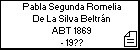 Pabla Segunda Romelia De La Silva Beltrán