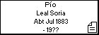 Pío Leal Soria