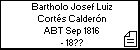 Bartholo Josef Luiz Cortés Calderón
