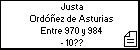 Justa Ordóñez de Asturias
