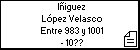 Iñiguez López Velasco