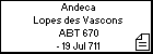 Andeca Lopes des Vascons