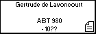 Gertrude de Lavoncourt 