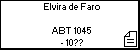 Elvira de Faro 