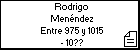 Rodrigo Menéndez