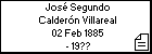 José Segundo Calderón Villareal