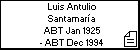 Luis Antulio Santamaría