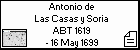 Antonio de Las Casas y Soria