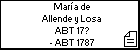 María de Allende y Losa