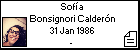 Sofía Bonsignori Calderón