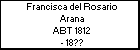 Francisca del Rosario Arana