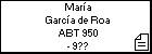 María García de Roa