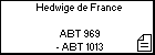 Hedwige de France 
