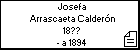 Josefa Arrascaeta Calderón