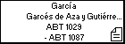 García Garcés de Aza y Gutiérrez de Sobrado