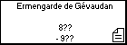 Ermengarde de Gévaudan