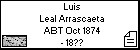 Luis Leal Arrascaeta