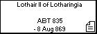Lothair II of Lotharingia 