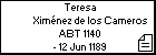 Teresa Ximénez de los Cameros
