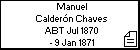 Manuel Calderón Chaves