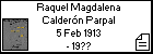 Raquel Magdalena Calderón Parpal