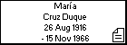 María Cruz Duque