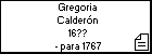 Gregoria Calderón