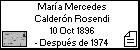 María Mercedes Calderón Rosendi