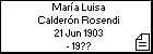 María Luisa Calderón Rosendi