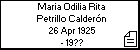 Maria Odilia Rita Petrillo Calderón