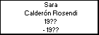 Sara Calderón Rosendi