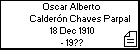 Oscar Alberto Calderón Chaves Parpal